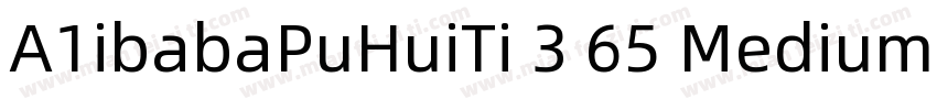 A1ibabaPuHuiTi 3 65 Medium字体转换